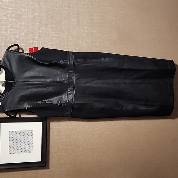 Spanx Leather-Like Fitted Dress - Picture 3 of 13